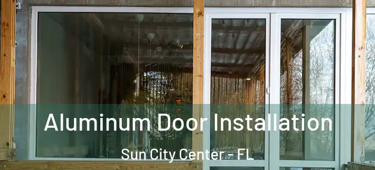  Aluminum Door Installation Sun City Center - FL