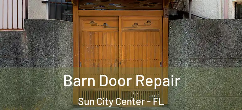  Barn Door Repair Sun City Center - FL