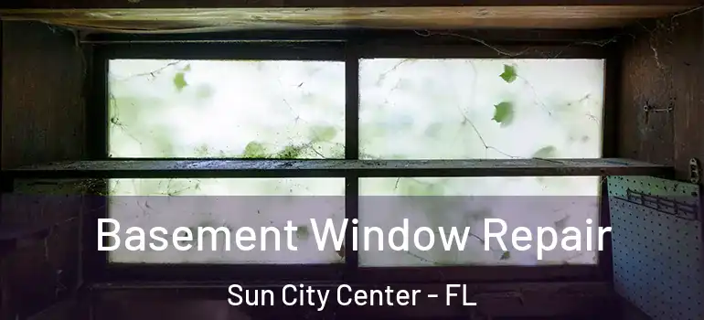  Basement Window Repair Sun City Center - FL