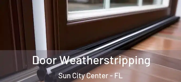  Door Weatherstripping Sun City Center - FL