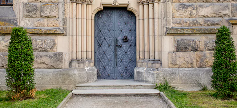 Traditional Double Front Doors in Sun City Center, FL