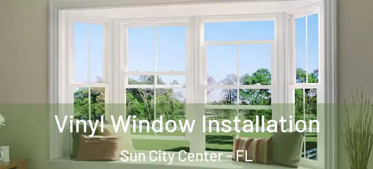  Vinyl Window Installation Sun City Center - FL