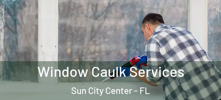  Window Caulk Services Sun City Center - FL