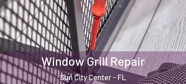  Window Grill Repair Sun City Center - FL