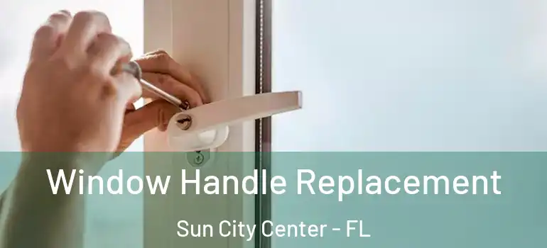  Window Handle Replacement Sun City Center - FL
